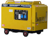 Dieselgenerator 6,0 kW, 230 Volt, 1-Phasig, 4-Takt Dieselmotor, Elektrostart, SuperSilent, elektronisch geregelte Ausgangsspannung, Version D1007