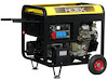 Dieselgenerator 12 kW, 230/400 Volt, 3-Phasig, V-2 Zylinder, 4-Takt Dieselmotor, Elektrostart, elektronisch geregelte Ausgangsspannung