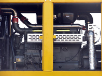 wassergekühlter Dieselstromerzeuger mit 100kW, GD4WSS-3-100kW-TD226B-6D-BL,offen Frontseite