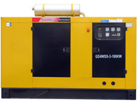 wassergekühlter Dieselstromerzeuger mit 100kW, GD4WSS-3-100kW-TD226B-6D-BL-SHORT,Frontansicht