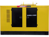 wassergekühlter Dieselstromerzeuger mit 100kW, GD4WSS-3-100kW-TD226B-6D-BL-SHORT, Rückseite