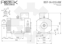 BST-1A-010-KW Abmessungen