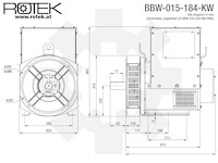 BBW-015-184-KW Abmessungen