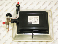 Gasheizstrahler 4,2 kW mit Druckregler und Piezozündung, HG-4,2kW, Rückansicht