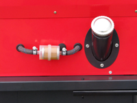 Rotek Heizkanone Öl-Indirektheizer 30 kW 230V mit Thermostatoption, HOI-30-230-T