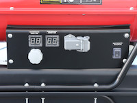 Rotek Heizkanone Öl-Direktheizer 30 kW 230V mit Vollautomatik Thermostat, HO-30-230-TI