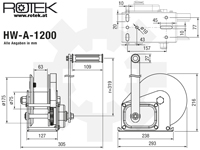 Konsolen-Seilwinde HW-A-1200-05