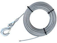 Konsolen-Seilwinde HW-A-1200 mit 20m langem Drahtseil - D5mm (7x19)