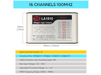 USB Logic Analyzer 16 Kanal 16-100MHz LA1010