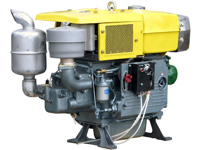 Rotek - wassergekühlter 1-Zylinder 4-Takt Dieselmotor mit 16,17 kW
