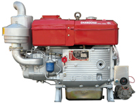 Rotek - wassergekühlter 1-Zylinder 4-Takt Dieselmotor mit 20,10 kW,  ED4W-1473-E (L28M)