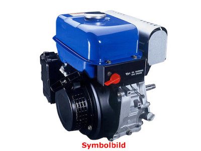 4-Takt Benzinmotor Rotek mit 8,95 kW (12,17 PS) und Handstart, EG4-0390-E, Schrägansicht