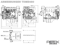 TDME480 - Masszeichnung