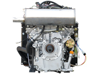 Wassergekühlter 2-Zylinder Diesel V-Motor mit 14,5 kw Nennleistung, ED4W-2V-0794-E, Front