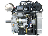 Wassergekühlter 2-Zylinder Diesel V-Motor mit 14,5 kw Nennleistung, ED4W-2V-0794-E, rechts