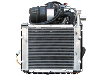 Wassergekühlter 2-Zylinder Diesel V-Motor mit 14,5 kw Nennleistung, ED4W-2V-0794-E, hinten