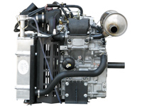 Wassergekühlter 2-Zylinder Diesel V-Motor mit 14,5 kw Nennleistung, ED4W-2V-0794-E, links