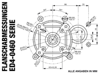 ED4-0460 - Masszeichnung Motorflansch