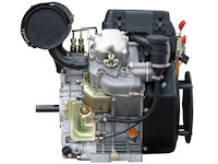 Rotek - wassergekühlter 1-Zylinder 4-Takt Dieselmotor mit 16,17 kW,  ED4W-1195-E (ZS1115G)