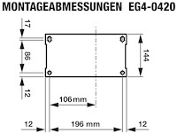 EG4-0420-5 Abmessungen Bodenplatte