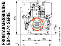 ED4-0474-5 Frontabmessungen