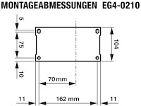 EG4-0210 Grundplatte Abmessungen