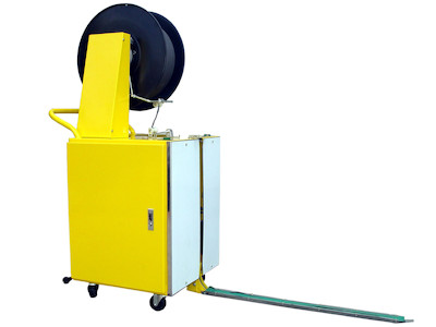 Halbautomatische Umreifungsmaschine für Paletten mit 1 AC Motor, PM-STR-PAL-A, Frontansicht