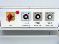Kombinationsgerät Winkelschweissgerät mit Schrumpfhaube, PM-SHFS-3525, Panel