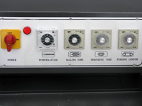 Kombinationsgerät Winkelschweissgerät mit Schrumpfhaube und Förderband, PM-SHFS-4530F, Panel