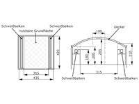 Vakuumiergerät Standgerät mit 200 mm Kammertiefe und Begasung, PM-VC-400-200-IG, Kammer Detail