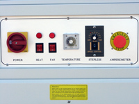 elektronisch geregelter System-Schrumpftunnel, PM-ST-P4525, Panel Detail