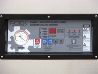 Vakuumiergerät Standgerät mit 200 mm Kammertiefe und Begasung, PM-VC-400-200-IG, Panel