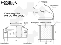 PM-VC-400-U/UIG Kammergrösse