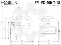 PM-VC-400-T-1S Abmessungen
