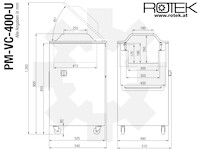 PM-VC-400-U Abmessungen