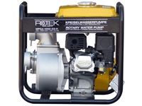 Benzin Kreiselpumpe mit Aluminium Pumpenkörper und 1000l/min Fördermenge,  Front