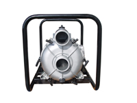 Kreiselpumpe mit Aluminium Pumpenkörper und Elektromotor mit 800l/min Fördermenge, linke Seite