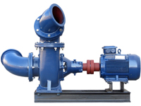 Mixed Flow Pumpe WPEI-004kW-150HW5, linke Seite