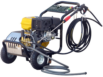 Hochdruckreiniger mit Dieselmotor und 190 bar Maximaldruck, HPWD4-190-600-EBW, Schrägansicht