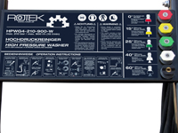 Bedienpanel Hochdruckreiniger mit Dieselmotor und 190 bar Maximaldruck, HPWD4-190-600-EBW