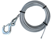 Konsolen-Seilwinde HW-A-0500 mit 10m langem Drahtseil - D5mm (7x19)