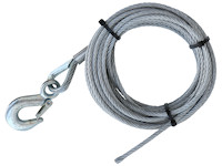 Konsolen-Seilwinde HW-A-1200 mit 10m langem Drahtseil - D6mm (7x19)