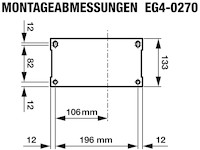 Rotek EG4-0270 - Abmessungen Grundplatte
