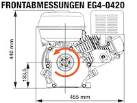 Rotek EG4-0420 - Frontabmessungen