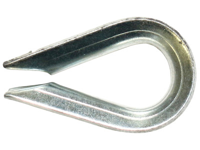 Seilkausche verzinkt für 5mm Seil