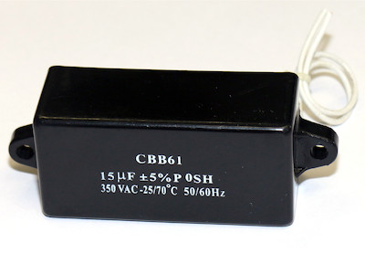 ZBG-EK Regelkondensator Rechteck 15µF 450VAC