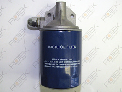 Ölfilter JX0810 mit Druckregler und Anschlussflansch