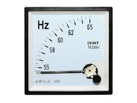 96x96 Hertzmeter für 220(230)V, Meßbereich 55-65 Hz