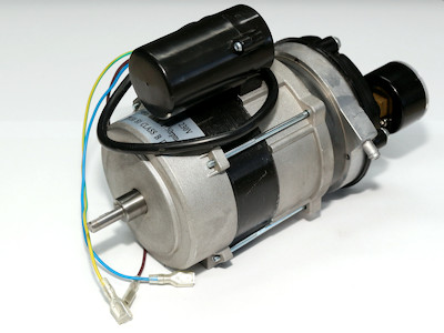 Lüftermotor mit Kompressor und Manometer passend zu BGO 20/30, HO-20/30kW Ölheizkanonen mit Venturisystem, mit Manometer