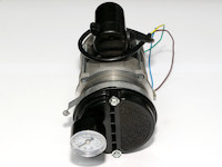 Lüftermotor mit Kompressor und Manometer passend zu BGO 20/30, HO-20/30kW Ölheizkanonen mit Venturisystem, mit Manometer